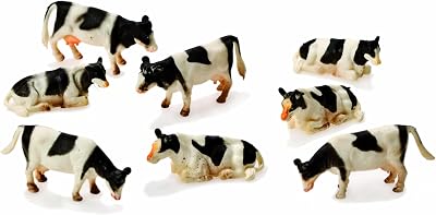 Kids Globe 8 Friesian Cattle