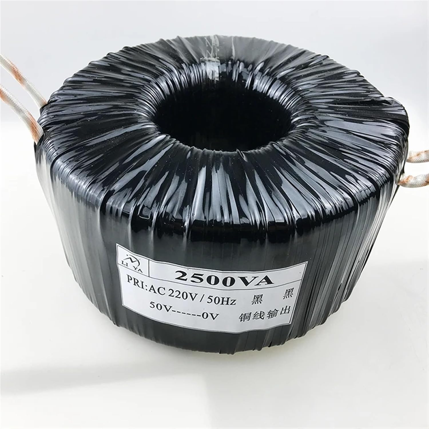 2500W High-Power Toroidal Isolation Transformer Industrial Equipment Power Supply 220V to 50V Parameters 1Pcs