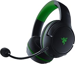 Razer Kaira Pro - Casque Gaming sans Fil pour Xbox Series X & Xbox Mobile Gaming (Haut-parleurs Titanium de 50mm, Microphone Supercardioïde HyperClear) Noir-Vert