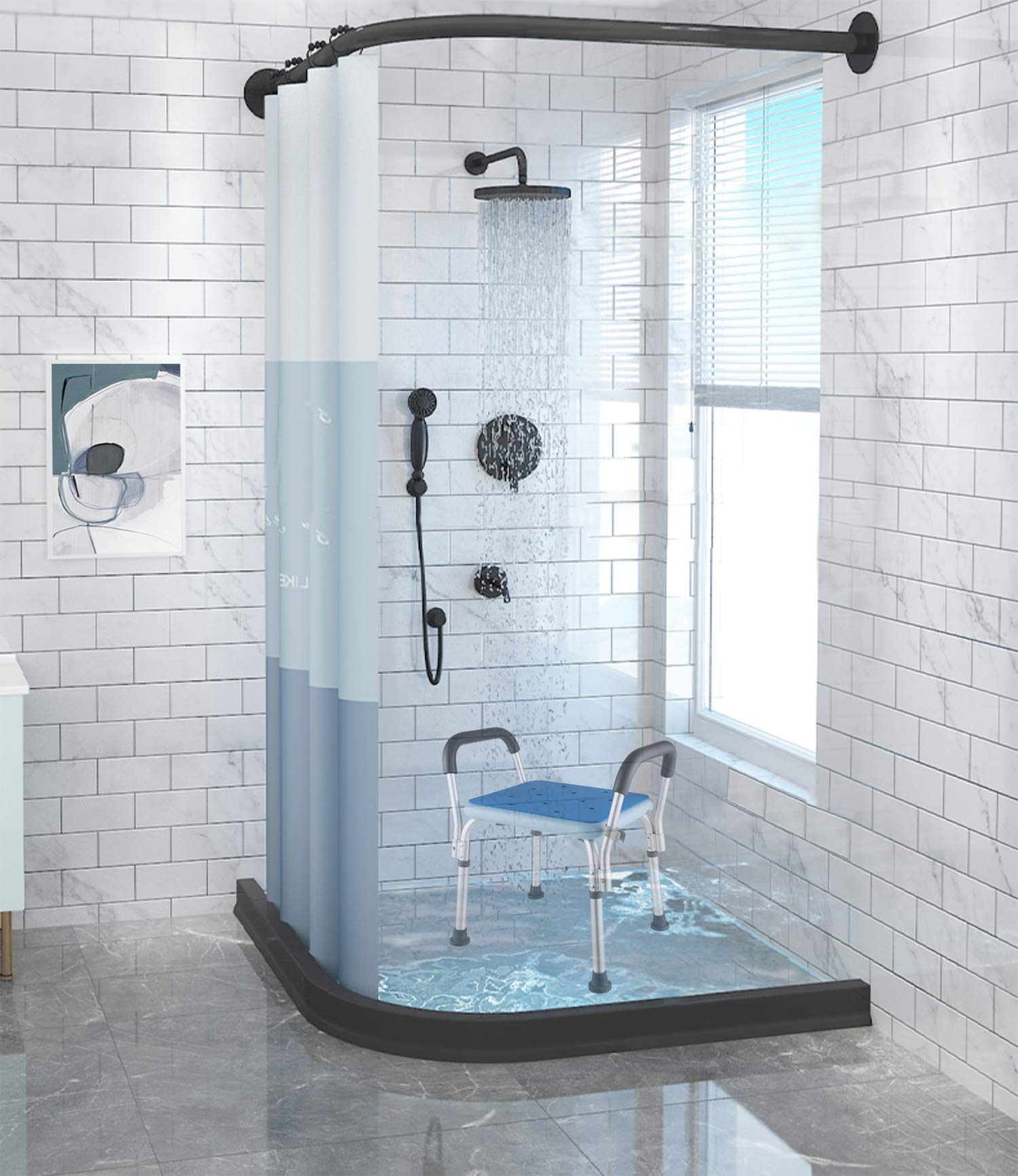 Buy Bath Chair Shower Benches Bench with Arms,Medical Shower Chair