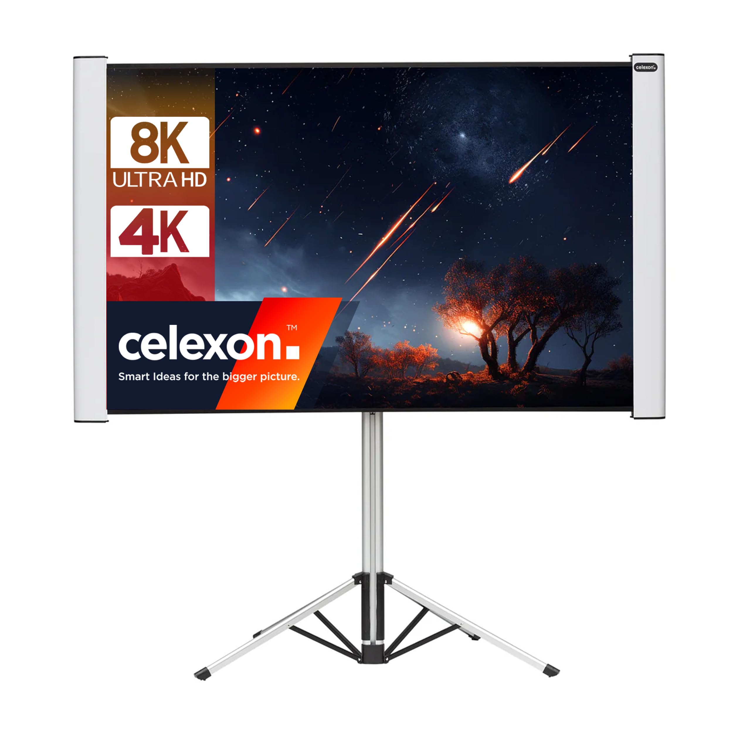 celexon Mobil Expert écran trépied Double Format 80" & 70" | 16:10 & 4:3