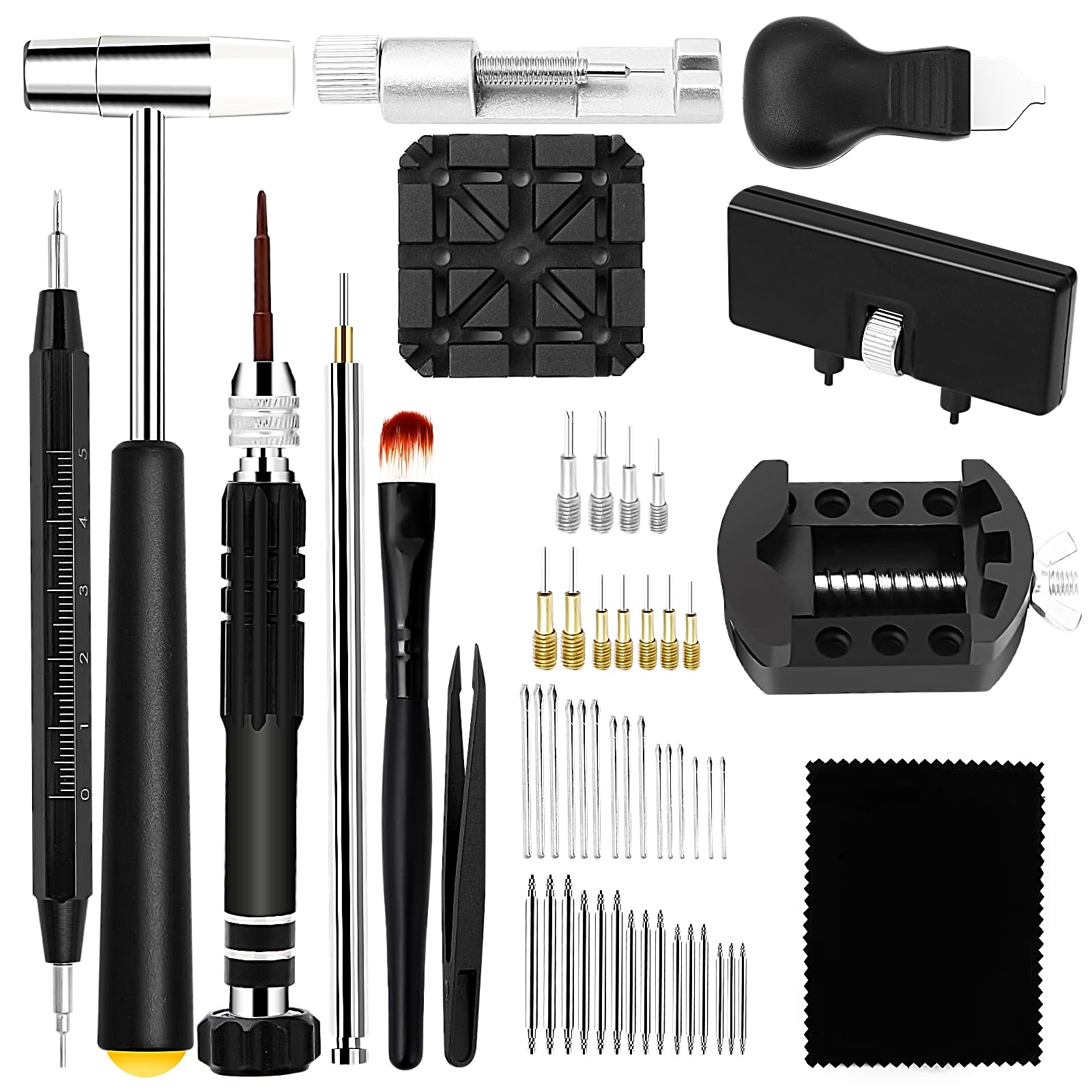Kit Herramientas Relojero Destornillador Ajusta Correa Abrir Relojes Accesorios