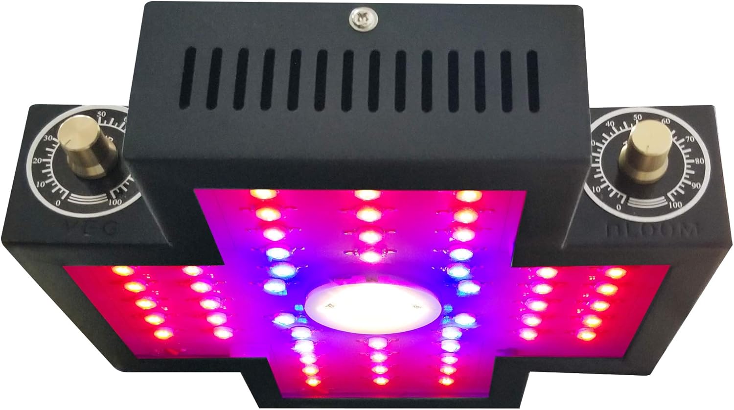 LED Cultivo Interior Crecimiento y Floración, 1000W Lámpara de Plantas de Espectro Completo Crece Luz de Planta, para Interior Invernadero Hidropónico