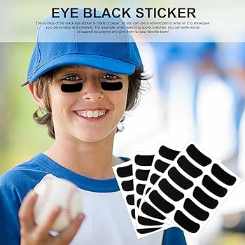 野球サングラス アイブラックシール セット Amazon.co.jp: ベース