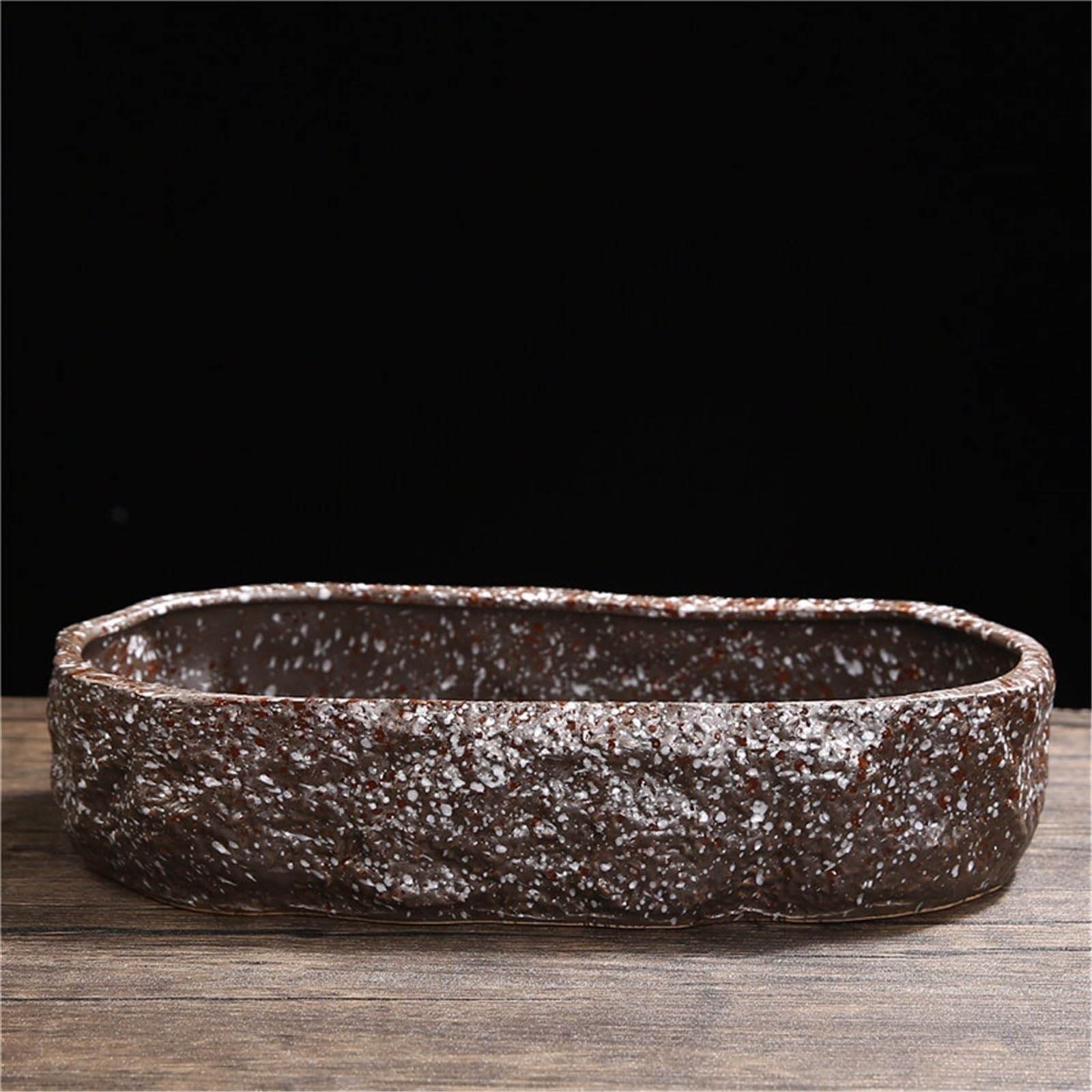 Sottovasi per Fiori Vassoio in Ceramica in Stile Cinese con piattino Motivo Speck Vaso