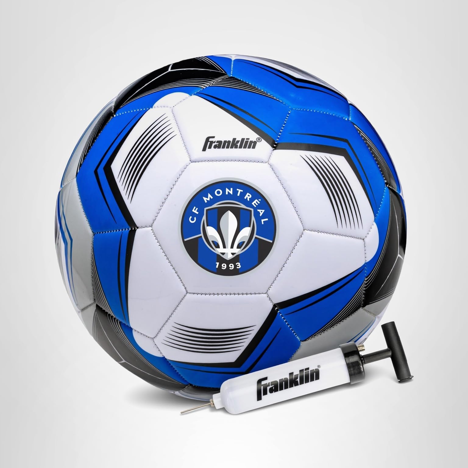 Franklin Sports Official MLS Team Soccer Balls - Official Size 5 Soccer Balls - Regulation Size + Weight Soccer Ball for Kids + Adults - Boys + Girls Soccer Ball - Air Pump Included