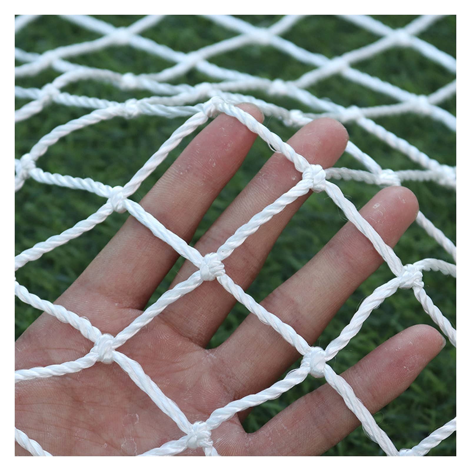 Filet de sécurité pour aire de jeux en corde de polyester blanc haut de gamme