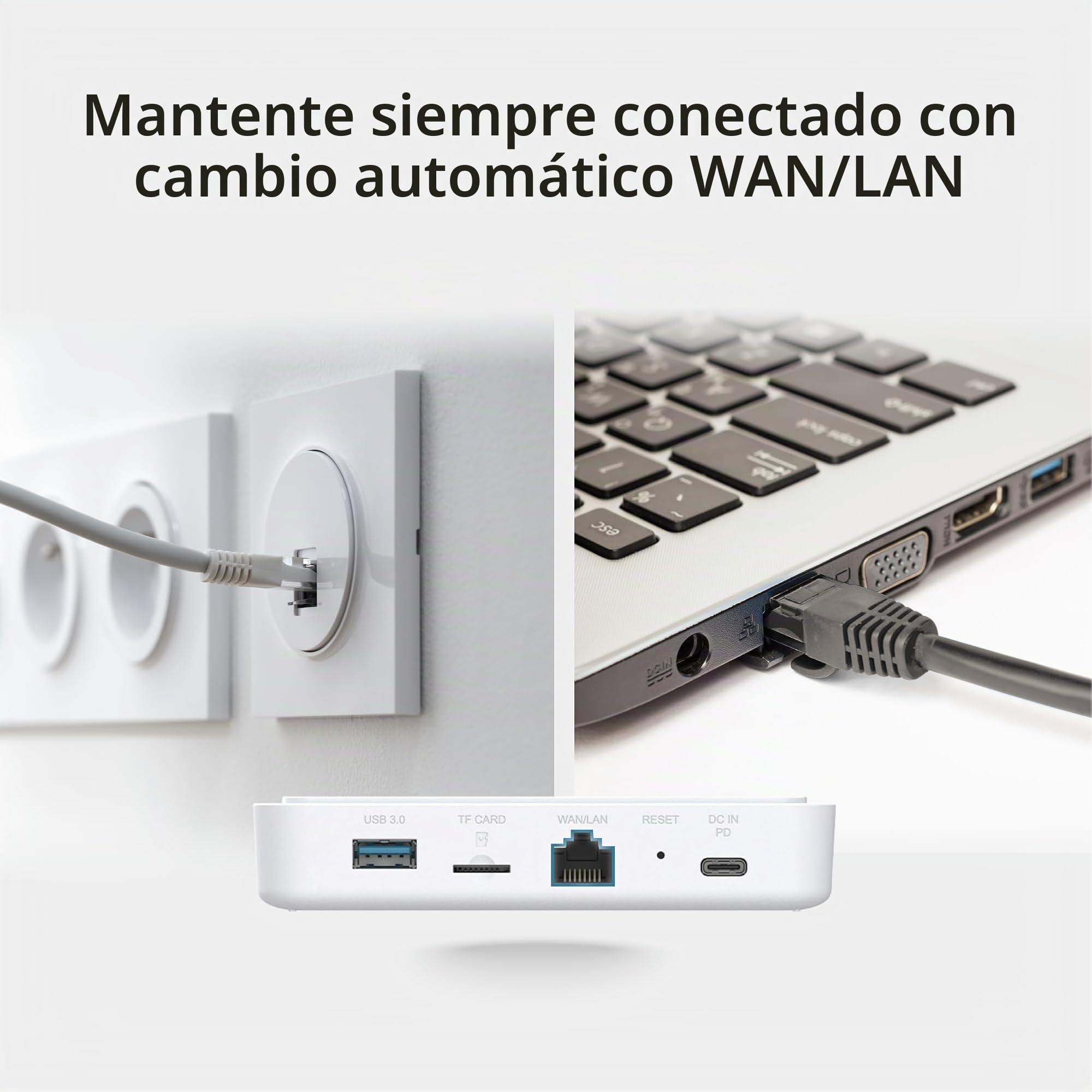 D-Link DBR-330 Wi-Fi 6 AX3000 – Router portátil para Viajes, Acceso Seguro VPN, Alimentación vía USB-C estándar, microSD/USB, Soporte WISP & Hotspot 4G/5G