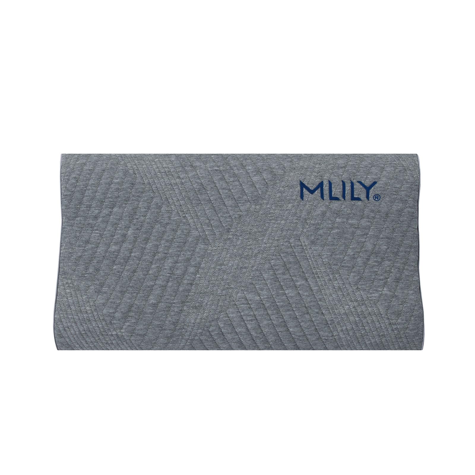 MLILY Kopfkissen Otico 60x35 cm, Bequemes Kissen aus Zerkleinertem Memory-Schaumstoff, Ergonomisches Nackenkissen 60x35 cm, Abnehmbarer und Waschbar Bezug, Nach Oeko-Tex und CertiPur Zertifiziert