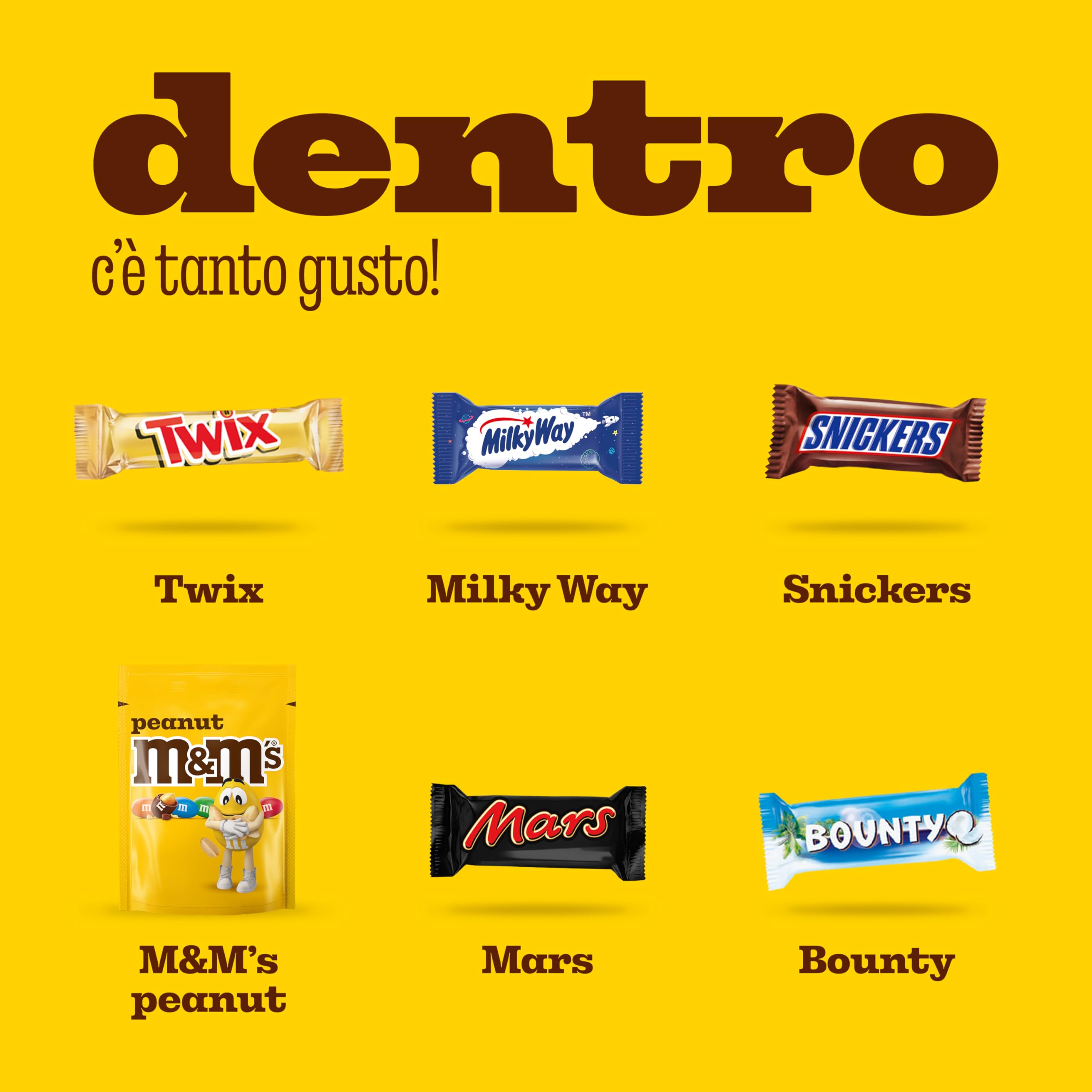 M&M's & Friends 3 Calze della Befana, Edition Epifania con 1560g di cioccolato M&M's, Twix, Snickers, Bounty, Mars e Milky Way