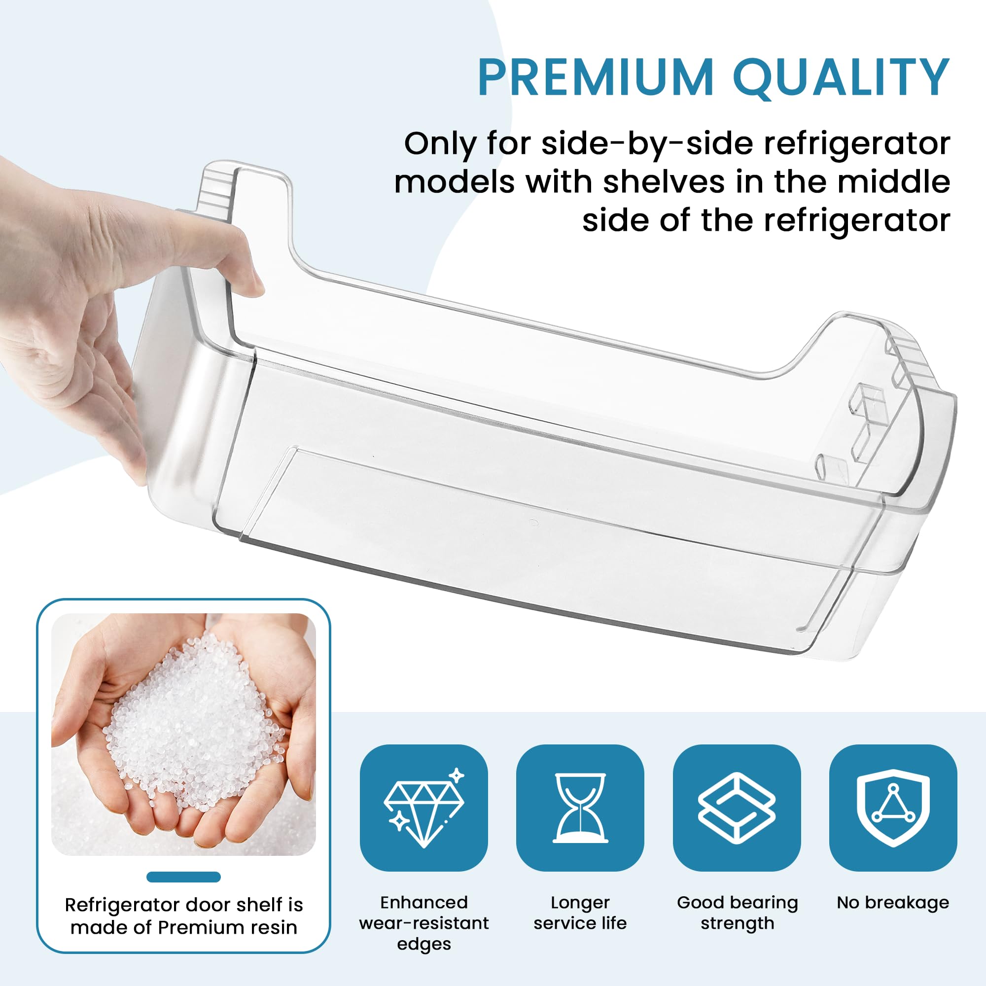 848 冷蔵庫のみ Amazon.com: Upgraded WR71X38318 Refrigerator Door Shelf Bin Fit