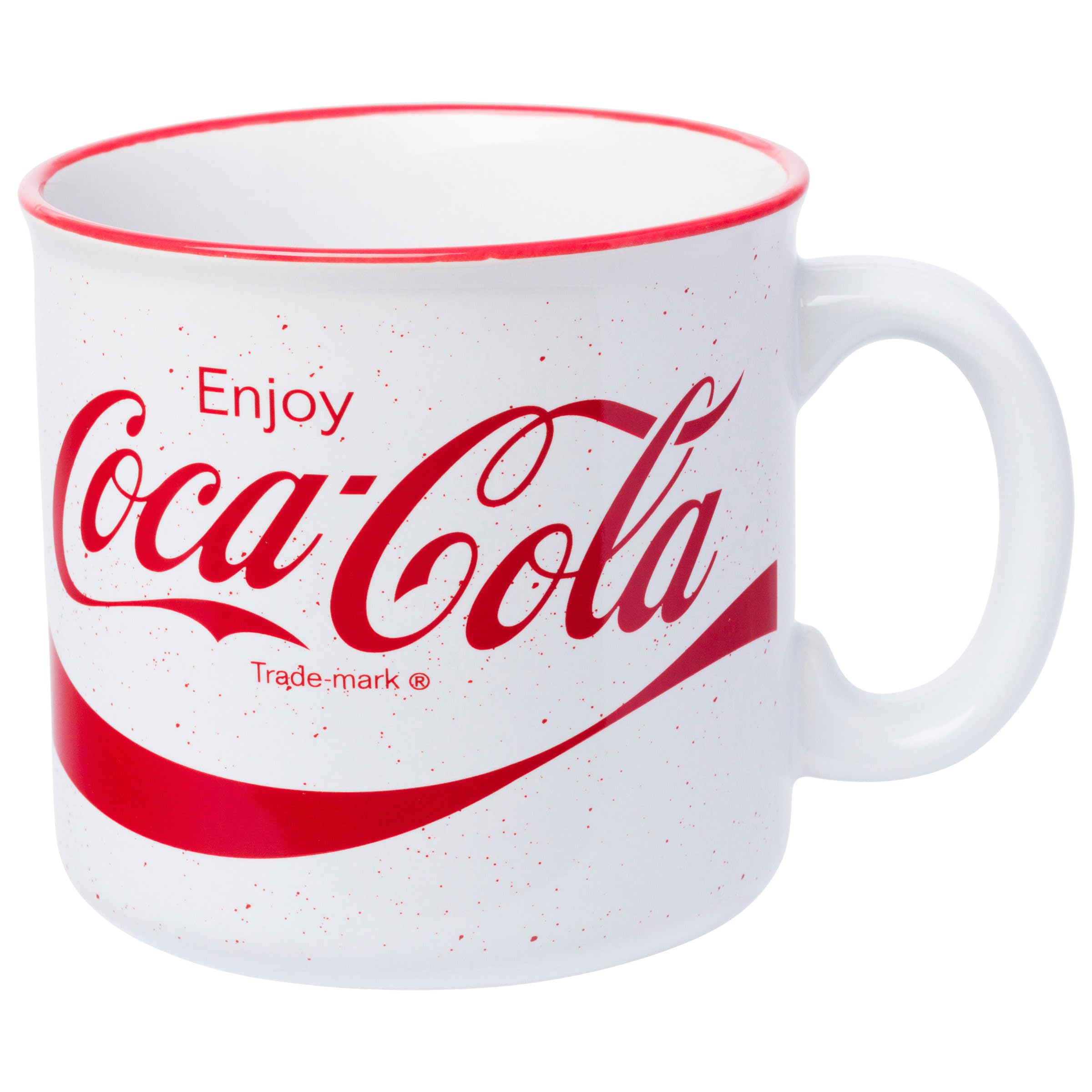 Silver Buffalo Coca Cola Enjoy Logo 20 oz Ceramic Mug