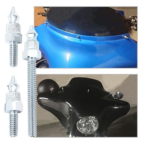 Miniatura 2 de Americruise - Kit de tornillos de púas de montaje cromado para motocicleta Harley Touring Electra Street Glide FLHT FLHX 2014-2023