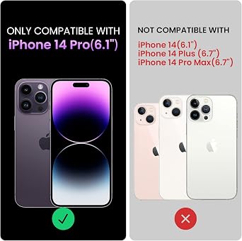 Antlia Magnetic Case Designed for iPhone 14 Pro Case, [Compatible with MagSafe] Silicone [Camera Protection] Phone Case, Soft Anti-Scratch Microfiber Lining Inside, 6.1 inch, Midnight Green