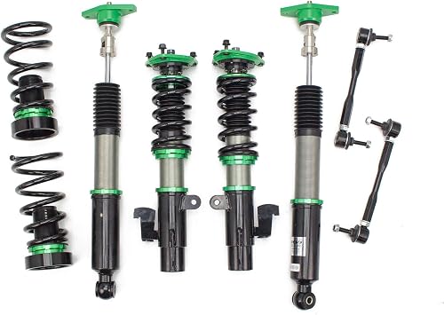 Rev9 R9-HS2-034 compatible with Mazda 3 BL 2010-13 Hyper-Street II Coilover Kit w/ 32-Way Damping Force Adjustment Lowering Kit, 32 Damping Level Adjustment, Ride Height Adjustable