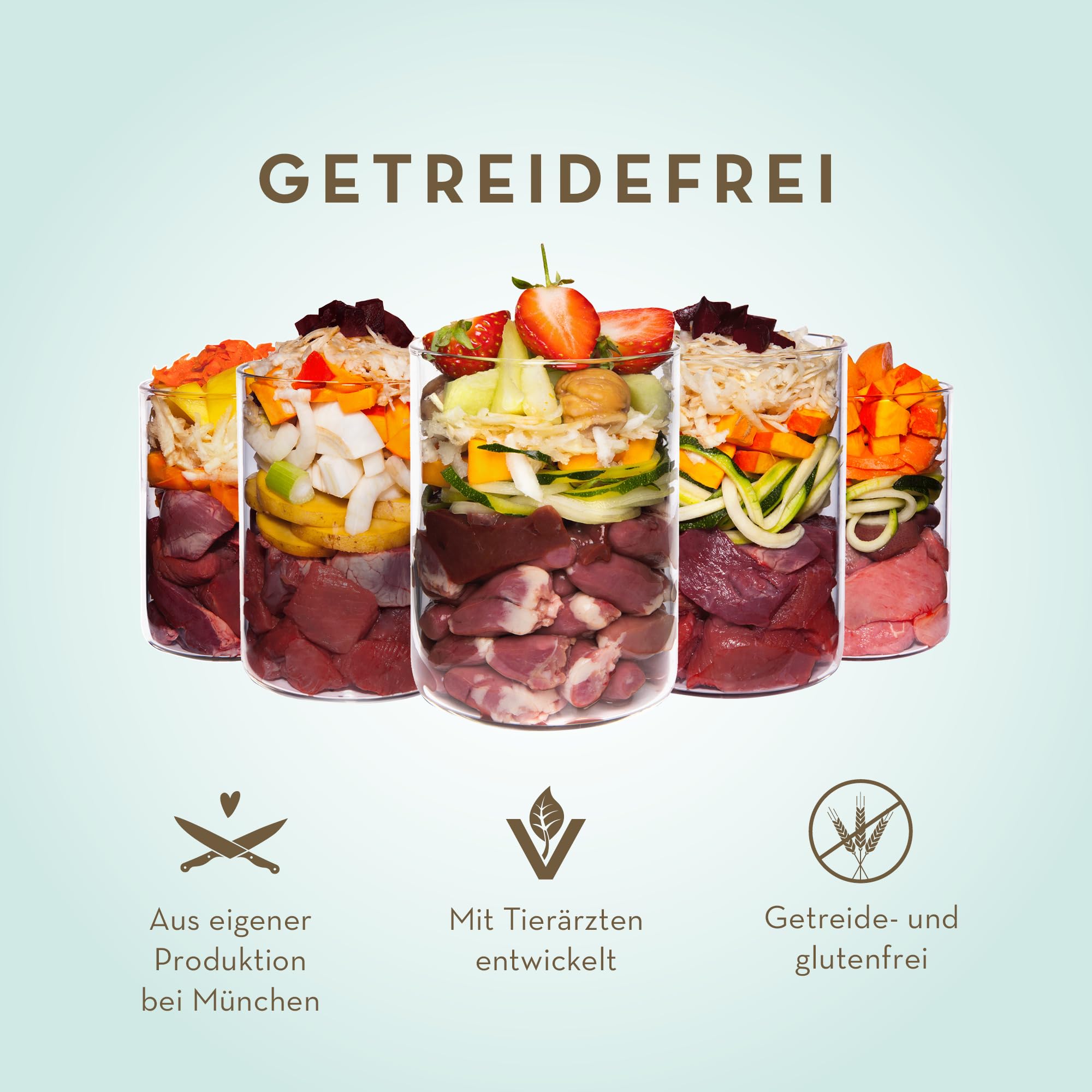 Terra Canis-Hundefutter nass getreidefrei 6x800 g, mit Pferd, Steckrübe, Fenchel & Salbei - Premium-Nassfutter für ausgewachsene Hunde mit Rohstoffen in 100% Lebensmittelqualität