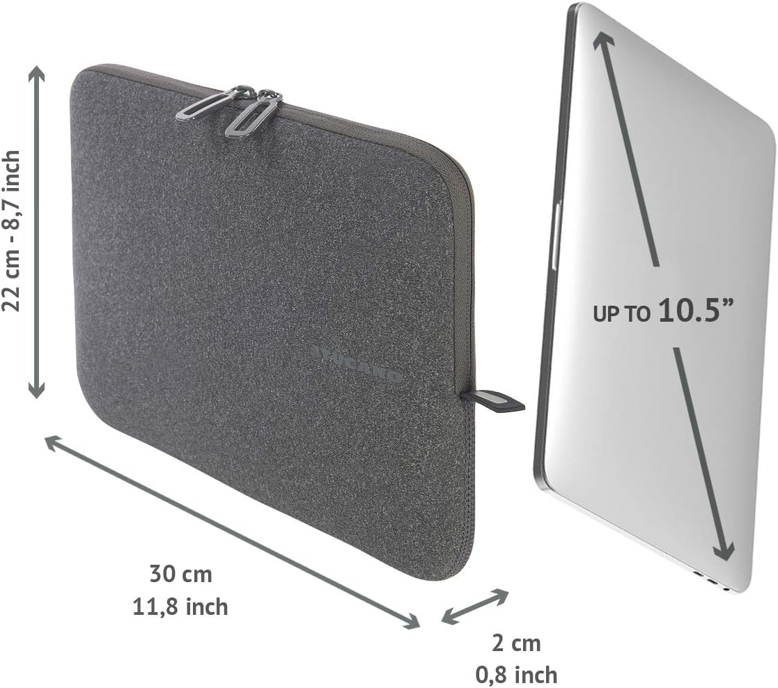 Tucano Second Skin BFM910 Triathlon Neoprene 9 Laptop Sleeve 10.5/9 to 10.5 inches – Black