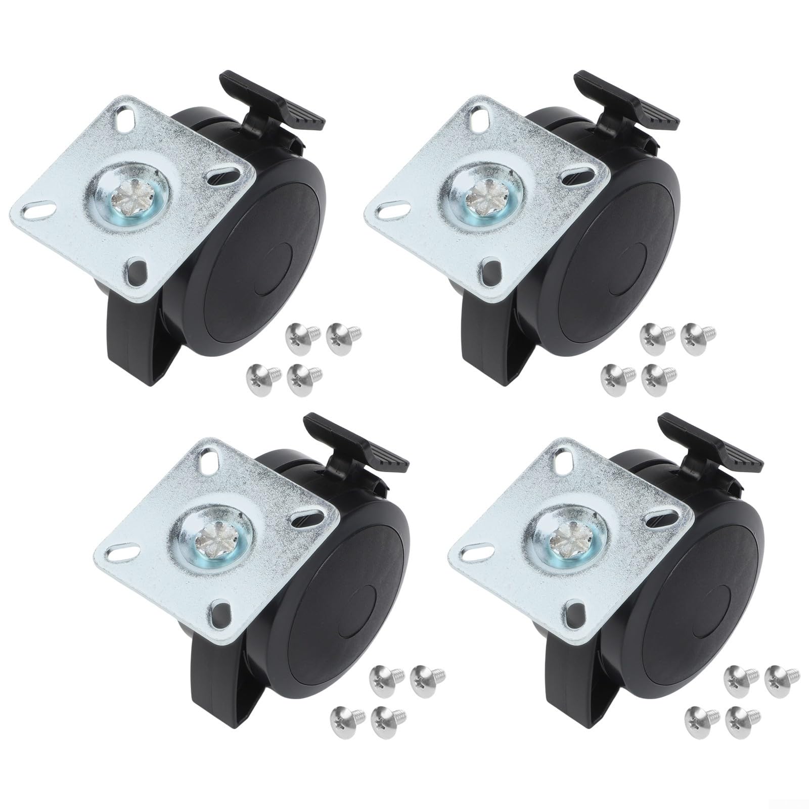 4 Ruote per Weber per spirit 2013+ Bloccabili Compatibili 4 Ruote