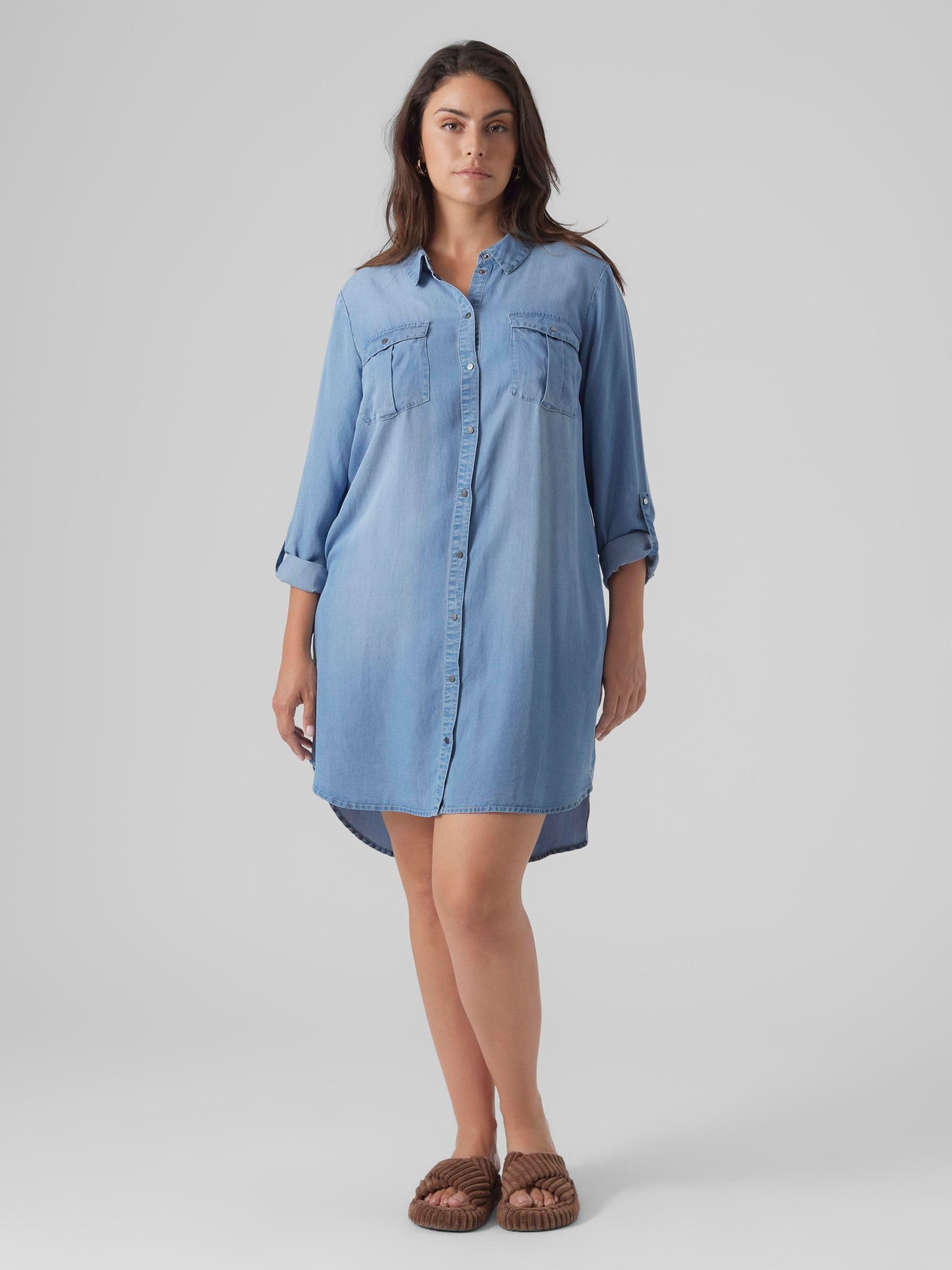 VERO MODA Female Hemdblusenkleid VMCSIGGA Kurzes Kleid