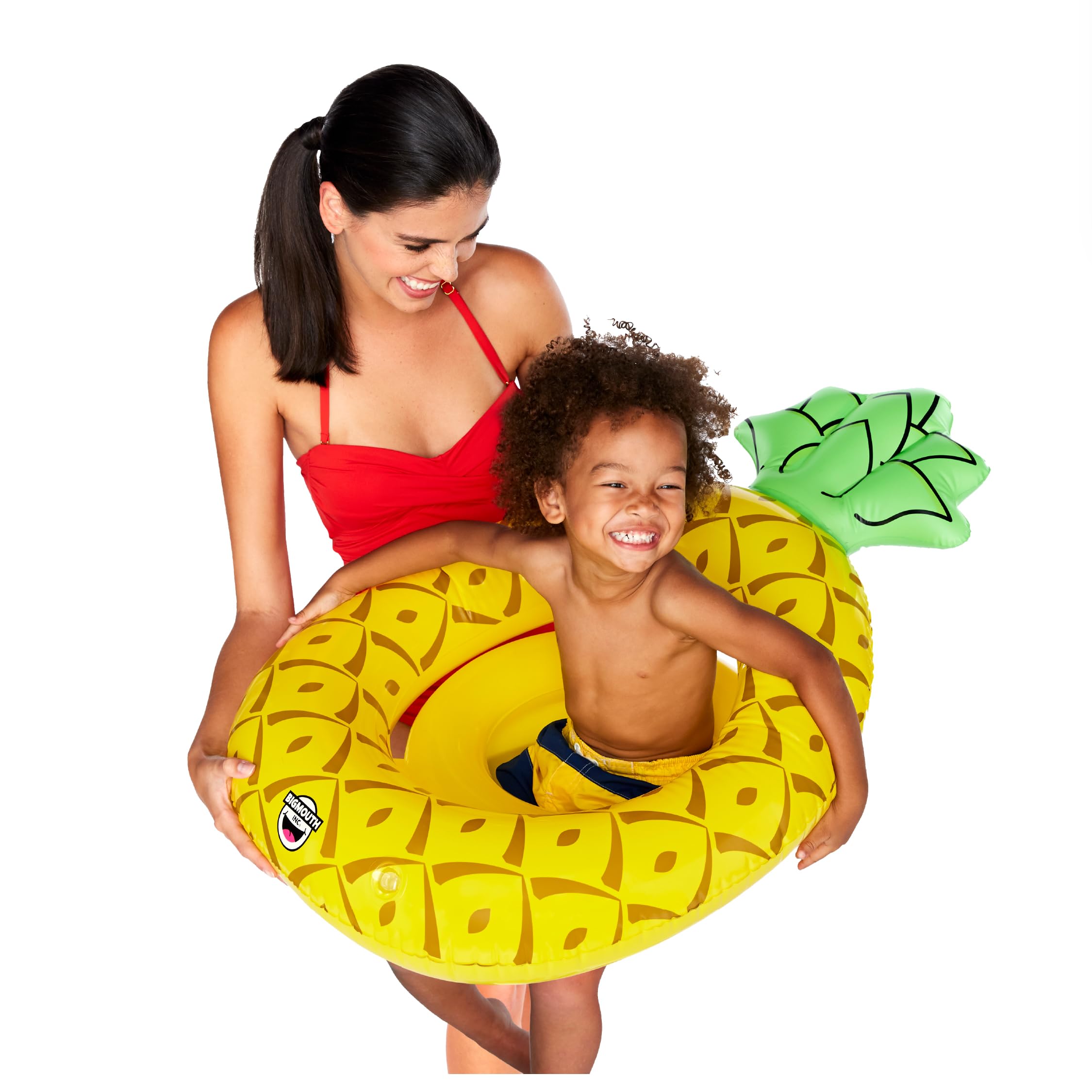 BigMouth Inc Lil’ Water Float - Pool Floaties for Infants Babies & Kids Ages 1-3, for Beginner Swimmers, Easy to Inflate and Durable - Pineapple