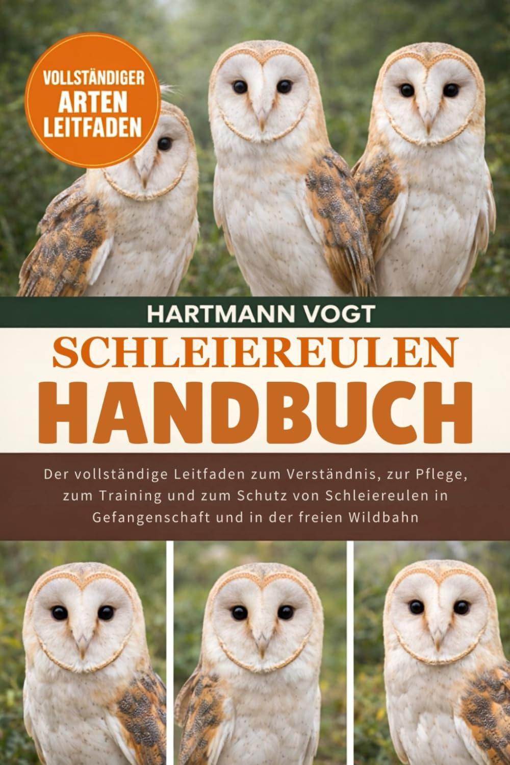 SCHLEIEREULEN-HANDBUCH: Der vollständige Leitfaden zum Verständnis, zur Pflege, zum Training und zum Schutz von Schleiereulen in Gefangenschaft und in der freien Wildbahn