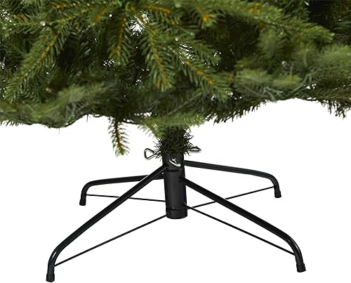 Miniatura 6 de 7.9ft. Vancouver - Árbol de Navidad artificial de abeto con 700 luces LED transparentes y ramas plegables 3470