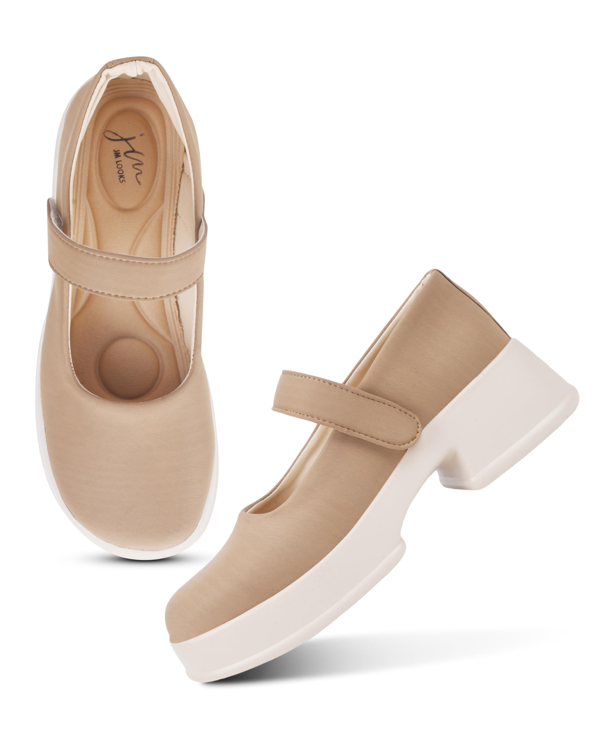Womens Ballet Mary Jane Flats, Comfortable Business Office Shoes for Women-image-46