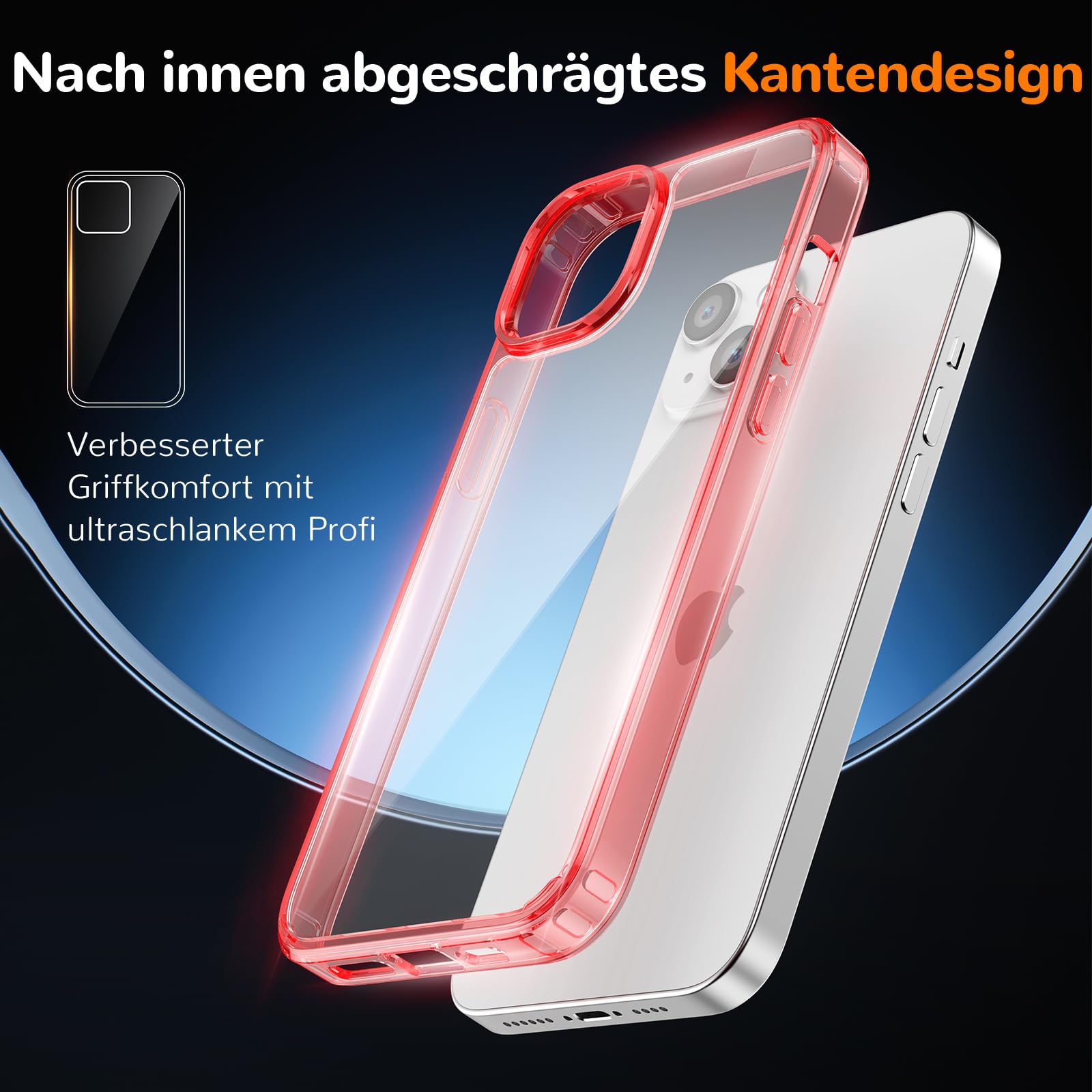 Clear Case for iPhone 15, Ultra Thin, Shockproof TPU Cover, Anti-Yellowing, Crystal Clear, Phone Case for Apple iPhone 15 - Clear — view 372