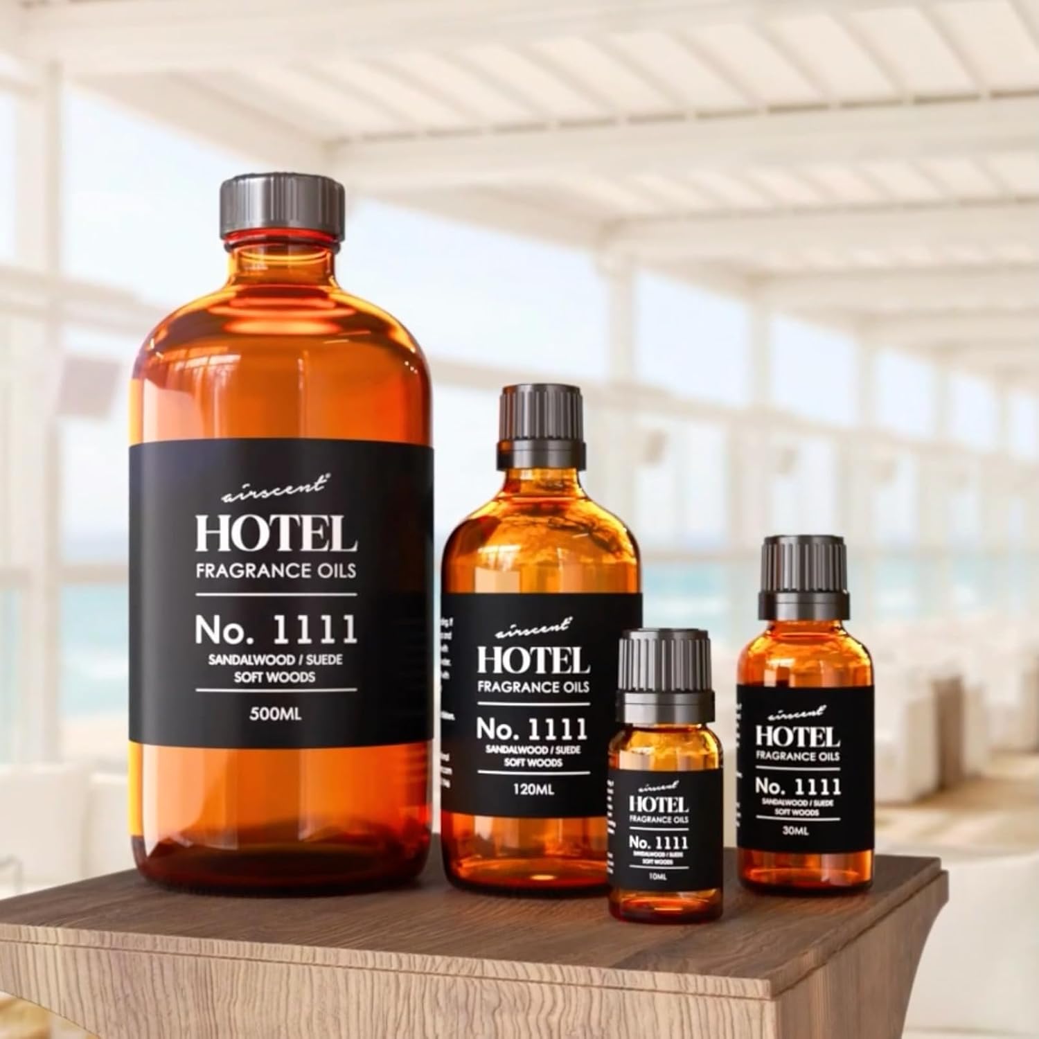 AirScent My Way Diffuser Oil Inspired by The 1 Hotel Miami Scent - Premium Fragrance Oil Blend for Ultrasonic and Waterless Diffusers and Crafting - 500 mL, 16.9 fl oz Glass Bottle - Image 6