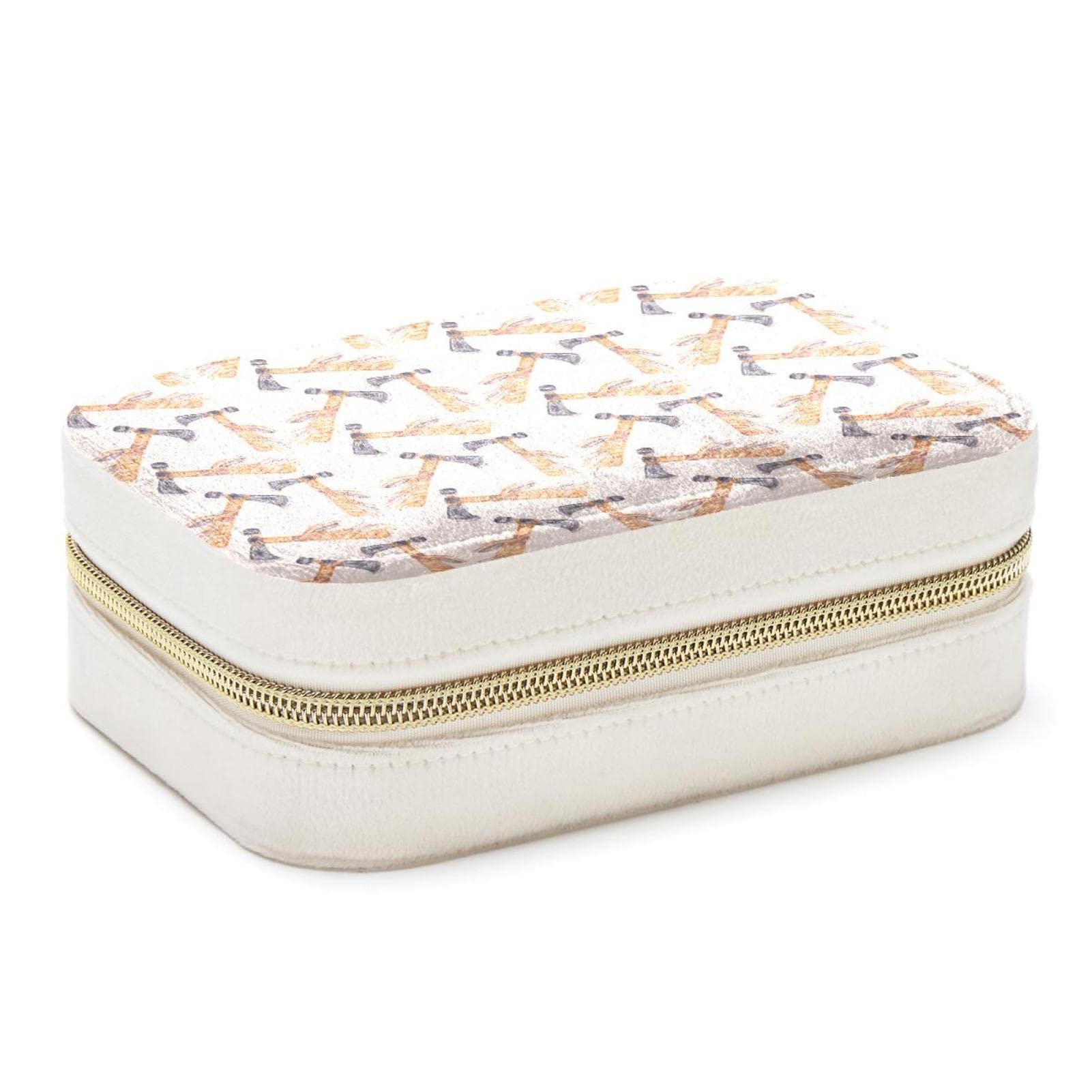 Boîte à bijoux portable pour voyage avec compartiments bagues et colliers