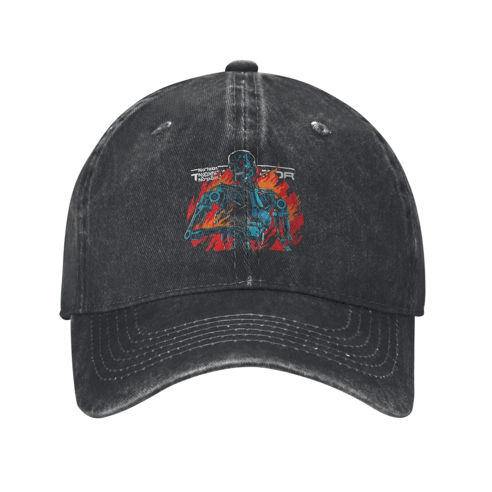 Casquette de baseball lavée Terminators en coton ajustée rétro