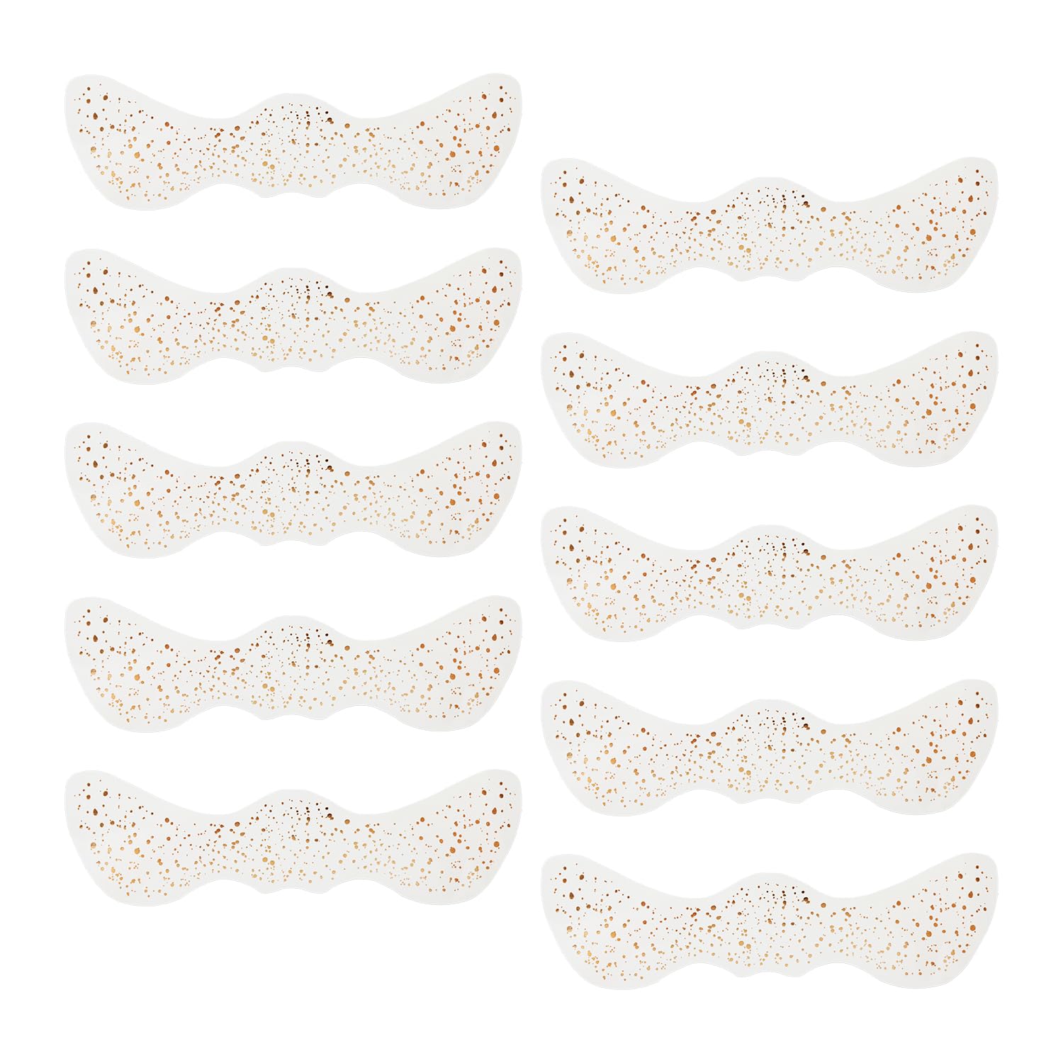 Bojueshaw 10pcs Glitter Freckle Patches,Waterproof Gold Speckles,Shimmery Face Stickers for Women Girls Festivals,Parties & Photos