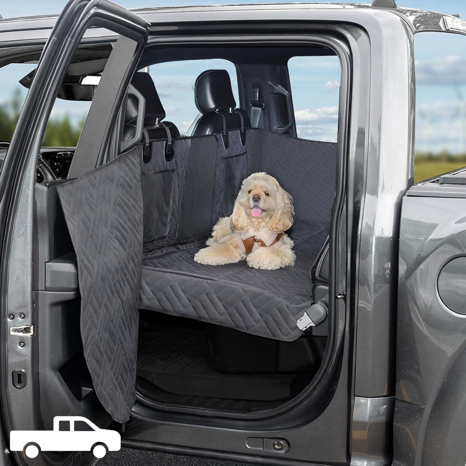 Dog Car Seat Cover ABE Truck Dog Seat Extender Non Inflatable