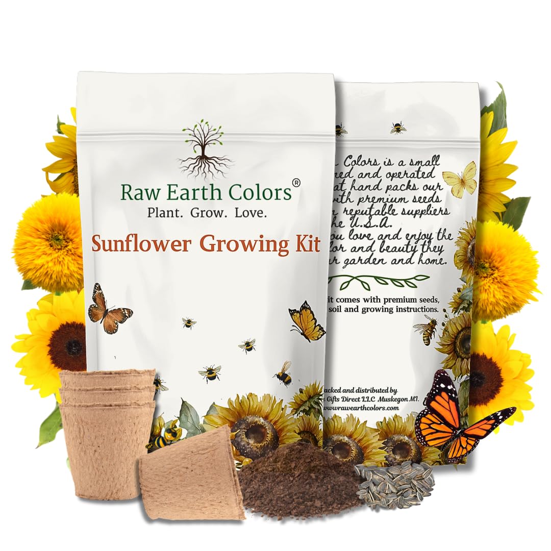 Sunflower Grow Kit with Dwarf Seeds