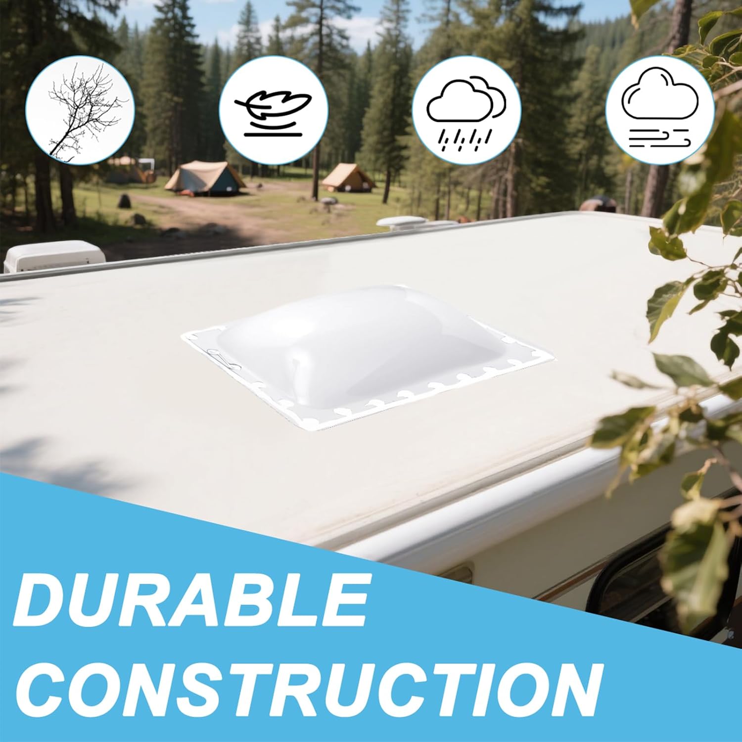 RV Skylight Replacement Camper RV Skylight Cover Outer Dome Fit Standard Opening