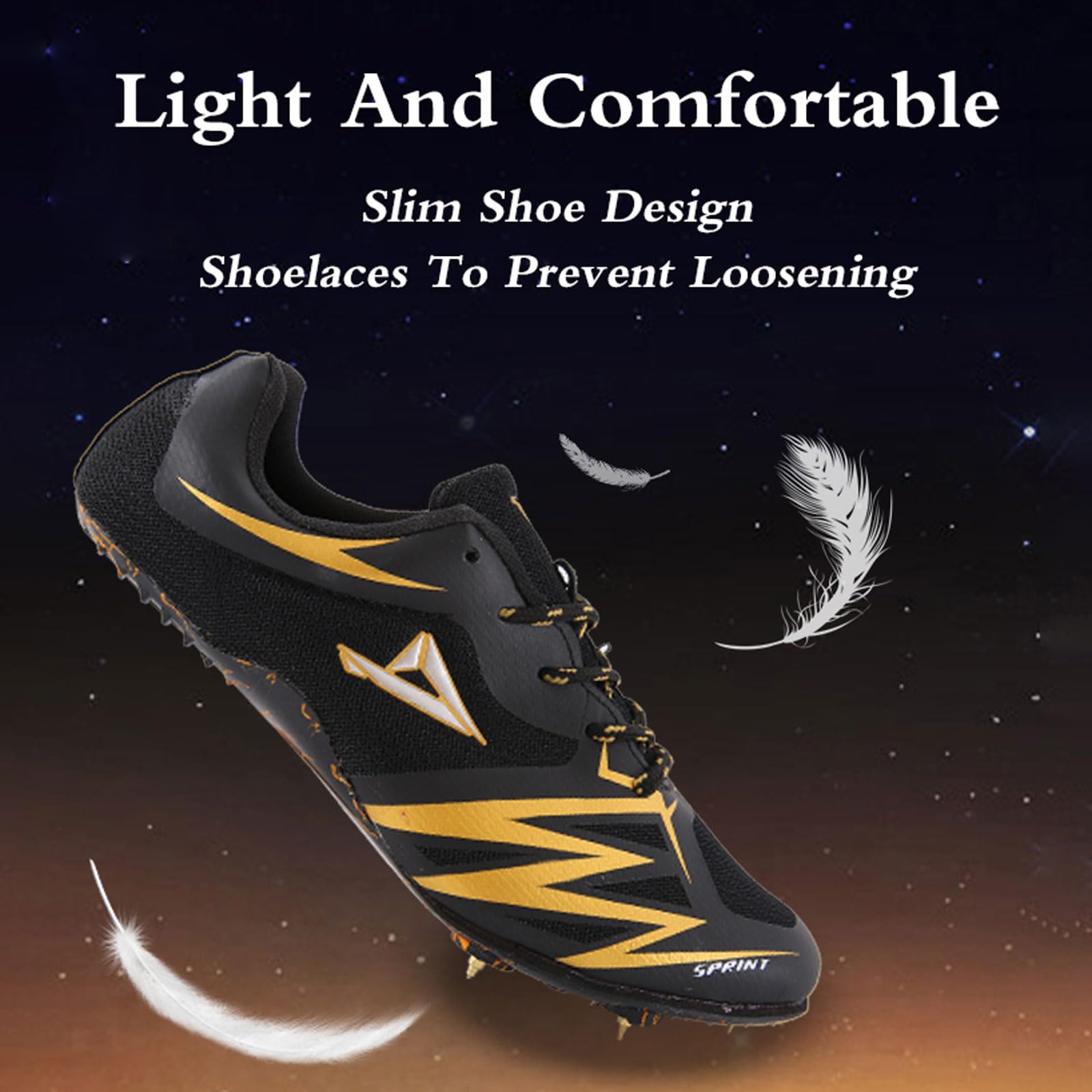 Chaussures D'AthléTisme à Pointes Chaussures à Pointes D'AthléTisme Chaussures De Saut en Longueur DéDiéEs Chaussures D'AthléTisme Léger Respirant Unisexes pour Enfants GarçOns Filles