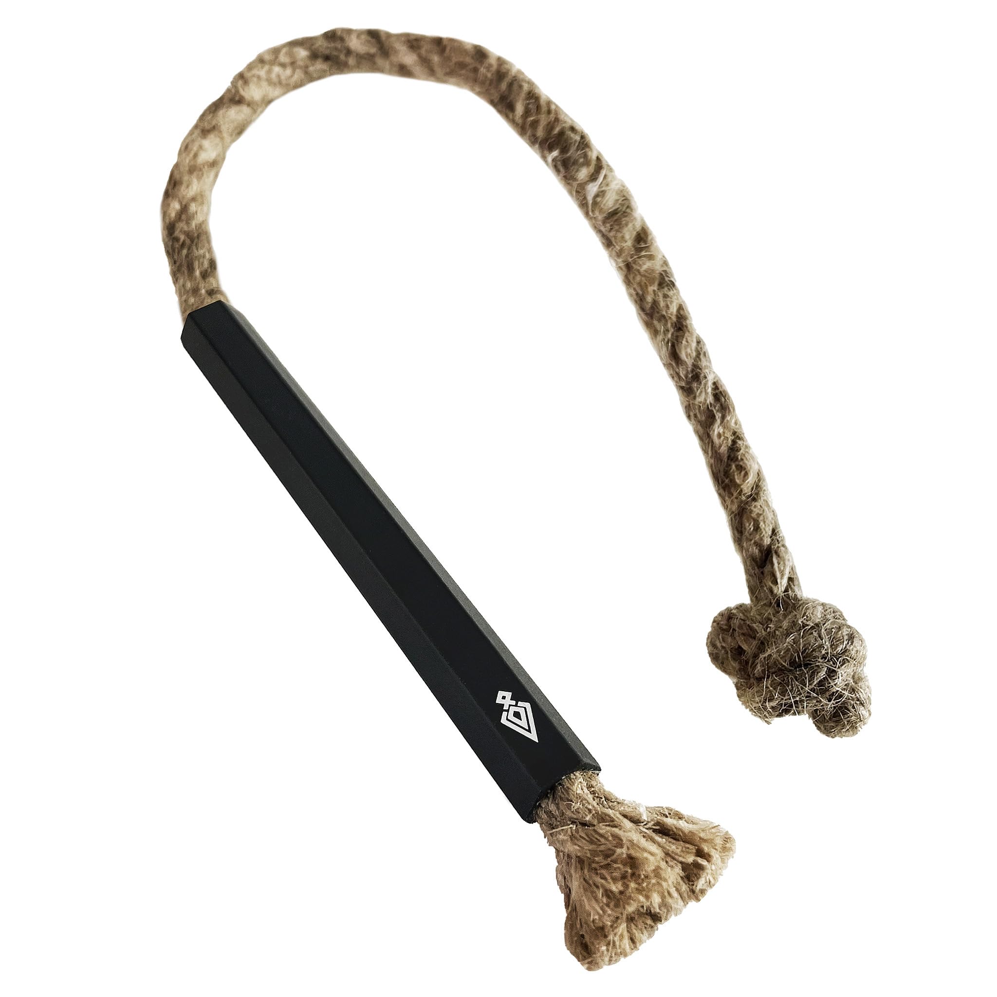 Vårdkas Black Tinder Wick & Bellow - Slow Burn Firestarter Paraffin Wax Infused Natural Hemp Jute Rope Cord Edc Pocket Essentials Aluminium Bellow Tube - Outdoor Camping Bushcraft Survival Equipment