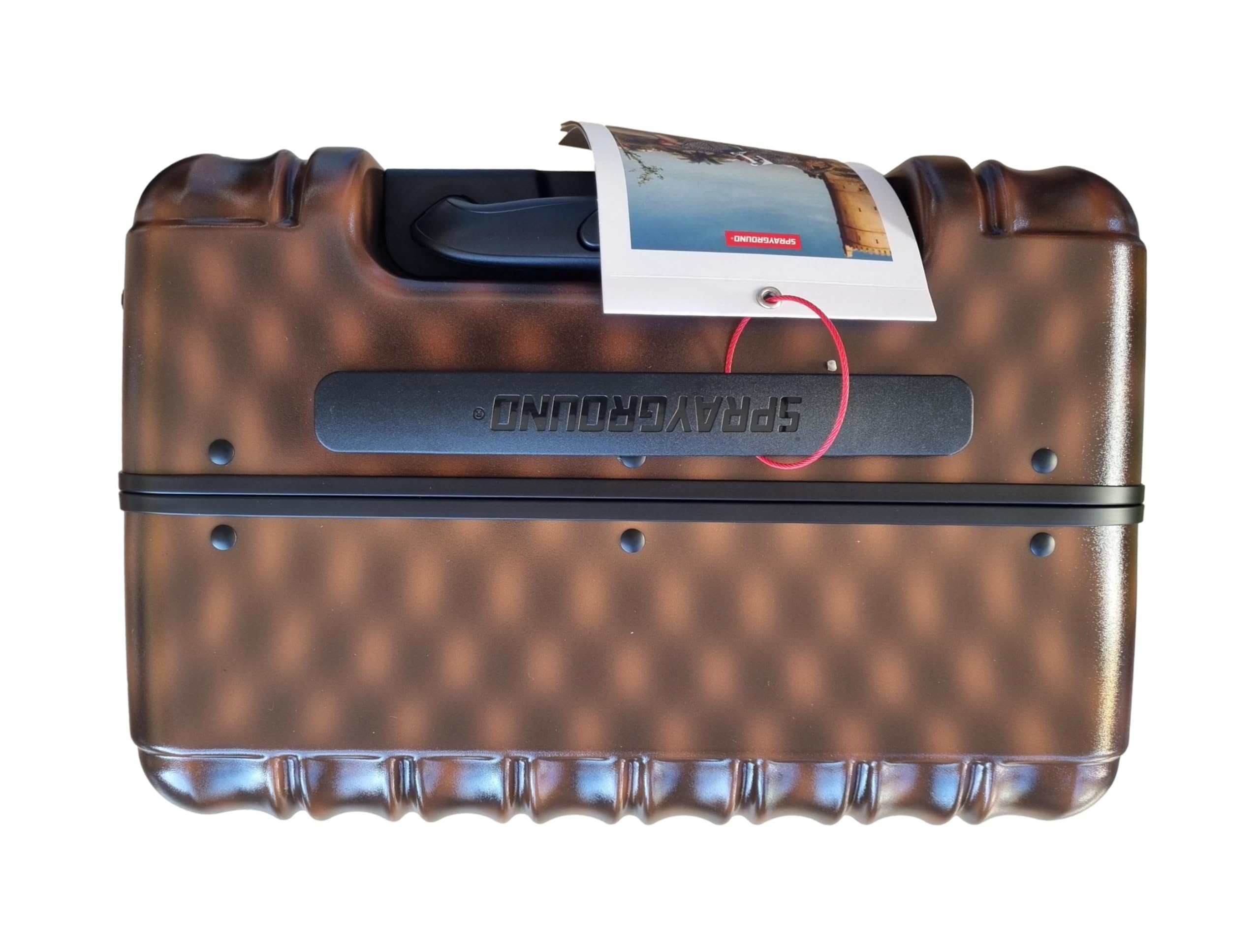 SPRAYGROUND valigia trolley da viaggio blur 910CL238NSZ marrone nero