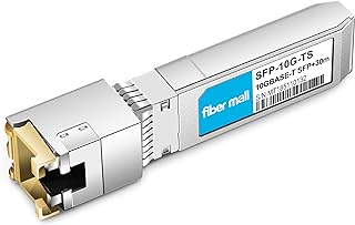 fiber mall 10G SFP+ to RJ45 for Juniper QFX-SFP-10GE-T EX-SFP-10GE-T SRX-SFP-10GE-T 10GBASE-T SFP+ Copper RJ-45 30m Transceiver Module