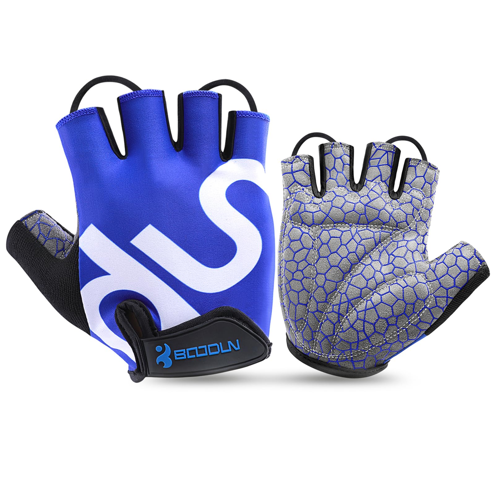 KONVINIT Fahrradhandschuhe Herren Damen Sommer - Radhandschuhe Halbfinger Fahrrad Handschuhe Freizeit für Mountainbike,Rennrad,Downhill,Pendler,Radler,Kajak,Roller,Segel,Ruder