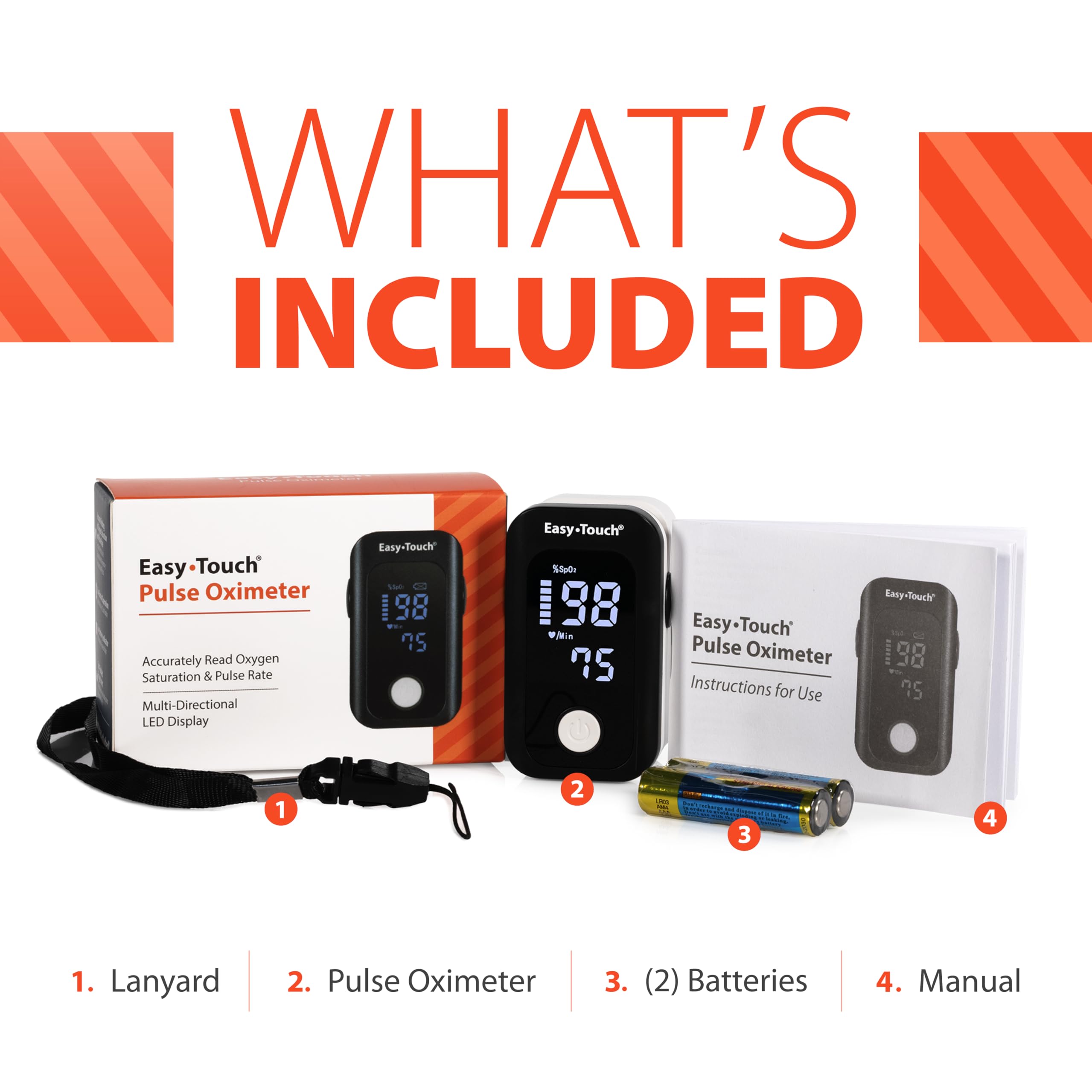 EasyTouch Pulse Oximeter - Monitor Your Health On-the-Go -2 EasyTouch Pulse Oximeter - Monitor Your Health On-the-Go -2