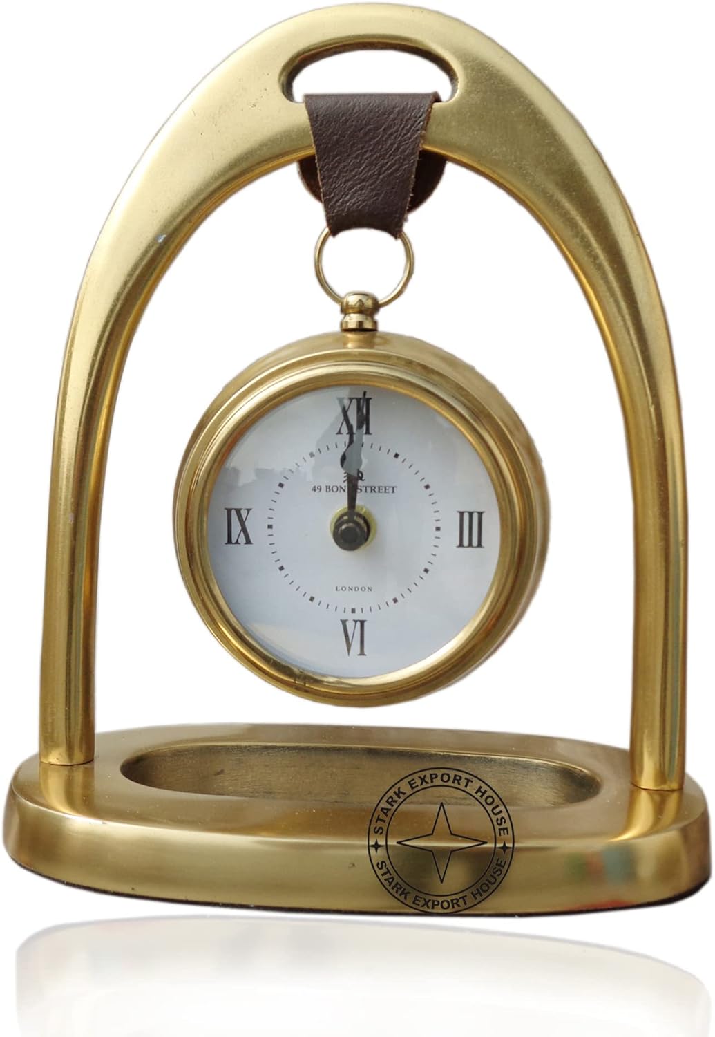 Antique Table & Hanging Clock for Home Study Living Room Bedroom and Office_8 inch