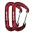 Outmate 12kN 3.2x2 Heavy-Duty Carabiner Clips - Durable, Lightweight Aluminum Alloy Carabiners for Hiking, Camping, Keychains, Dog Leashes, Hammocks & More(Wire gate,2 Red)