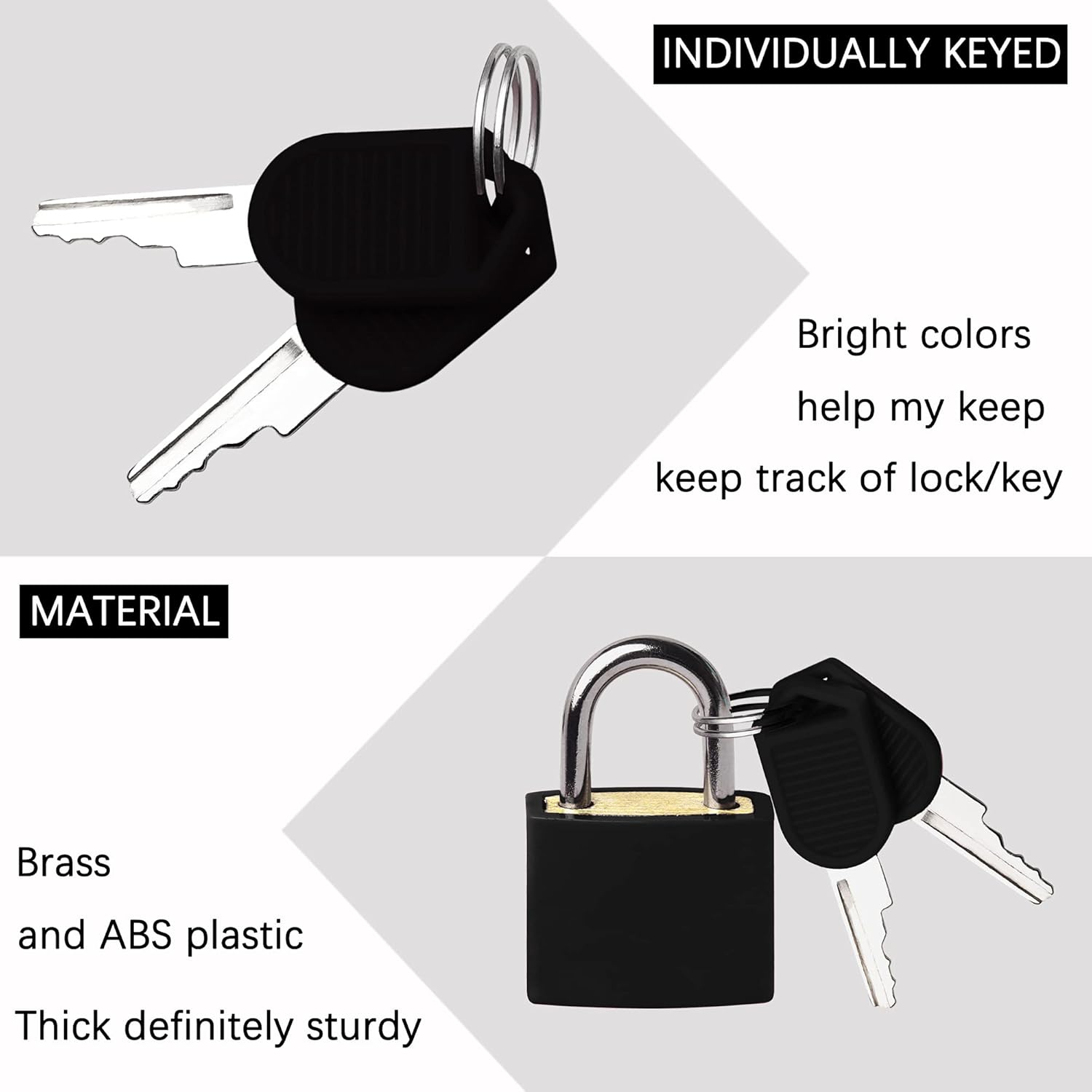Buy Padlock(10 Pack)Bulk Small Locks with Keys Home & School Essentials