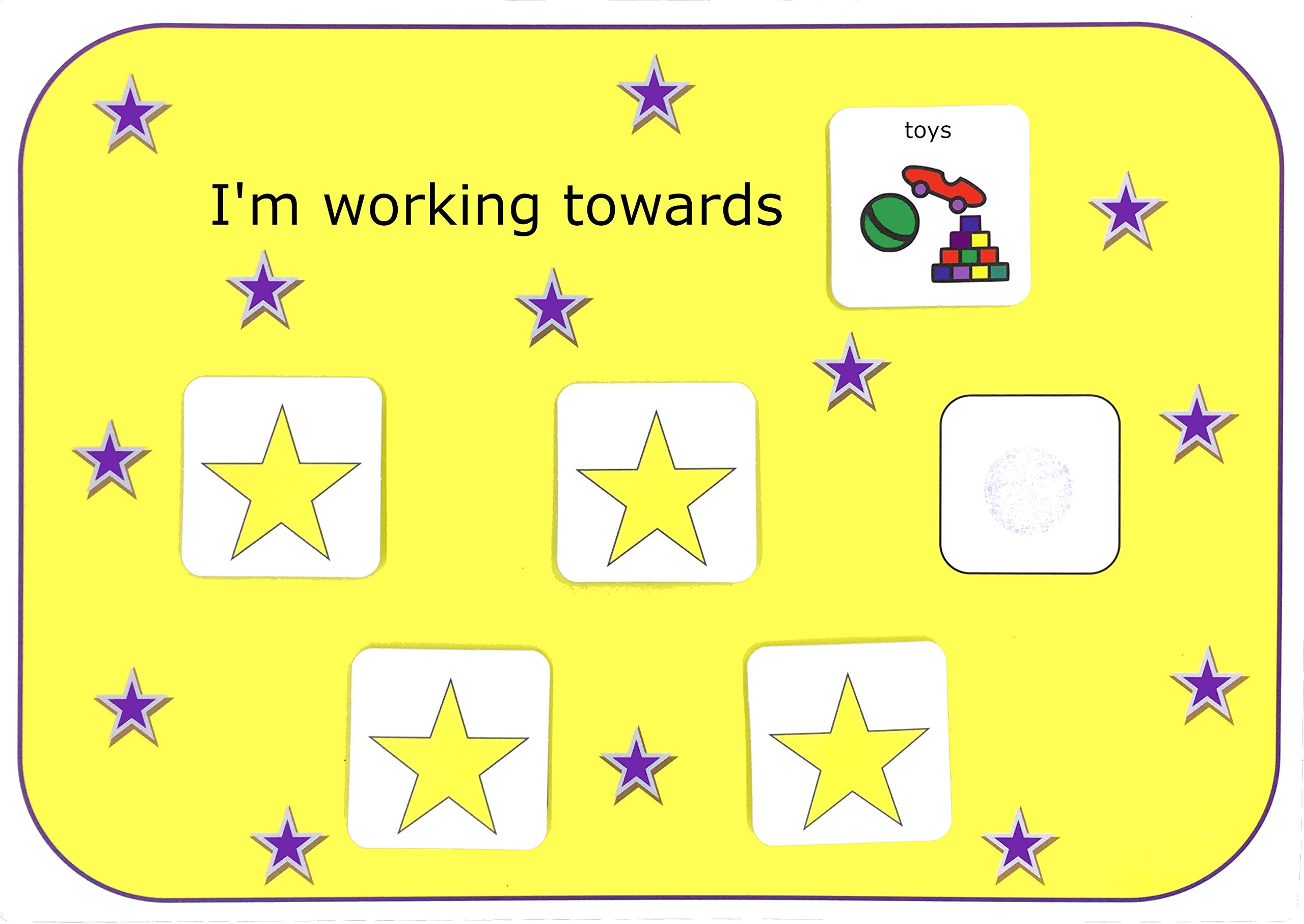 Plastic Visual ASD Reward Chart (Picture Communication Symbols) Buy
