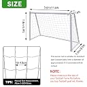 Soccer Net 12x6, Kids Soccer Net for Replacement Goal Net and Soccer Goal Straps, Fit 6' X 4', 8' X 6', 12' X 6', 24' X 8' Goal Net (12X6FT) gallery image