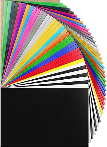 HTV Heat Transfer Vinyl Bundle 37Pack 12" x 10" Vinyl