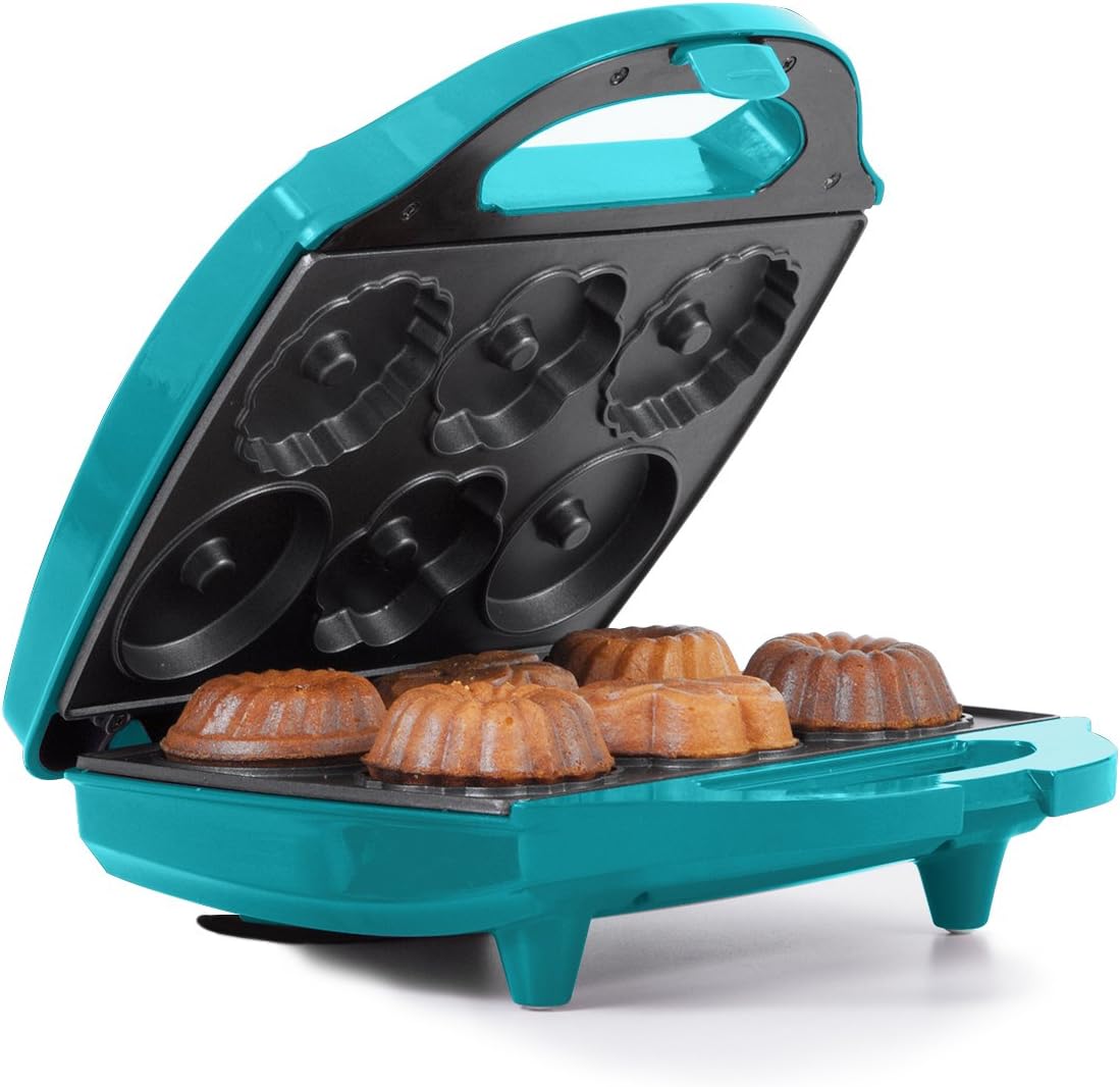 Holstein Housewares HF-09032E Mini Bundt Cake Maker - Teal