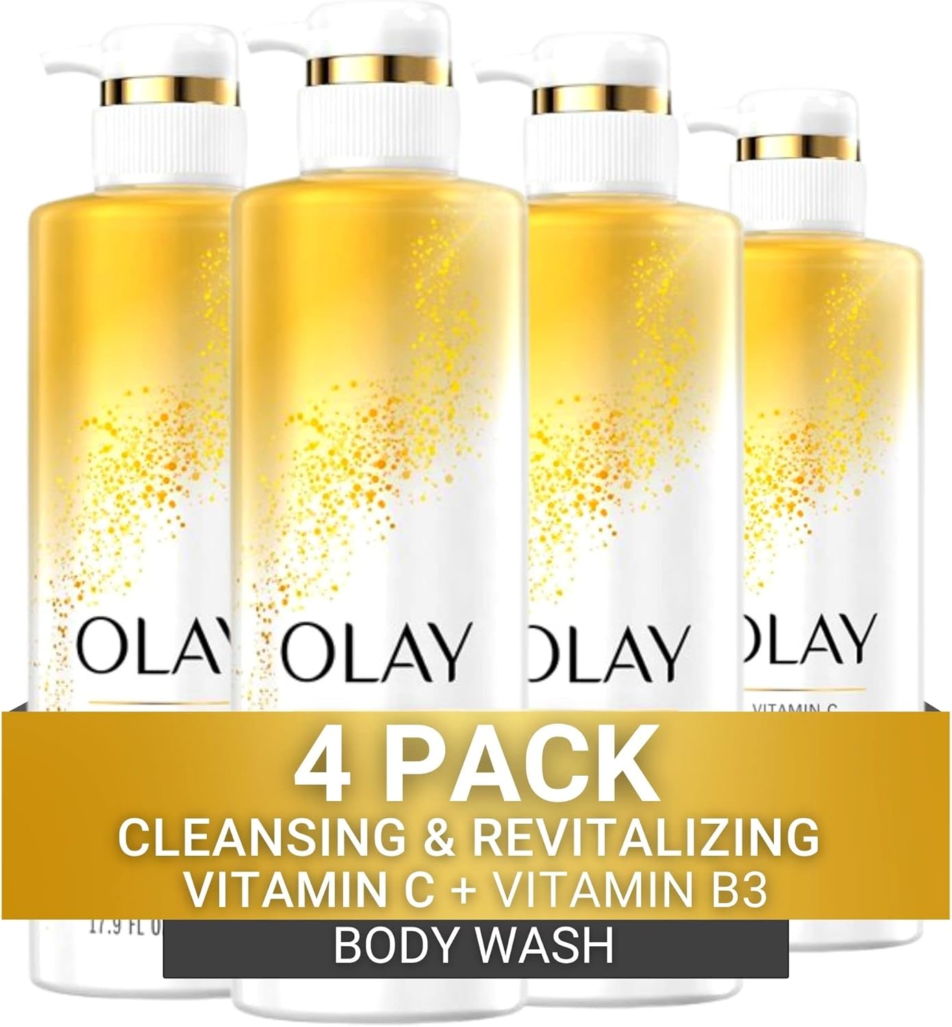 Olay Body Wash with Vitamin C and Vitamin B3, Cleansing & Revitalizing