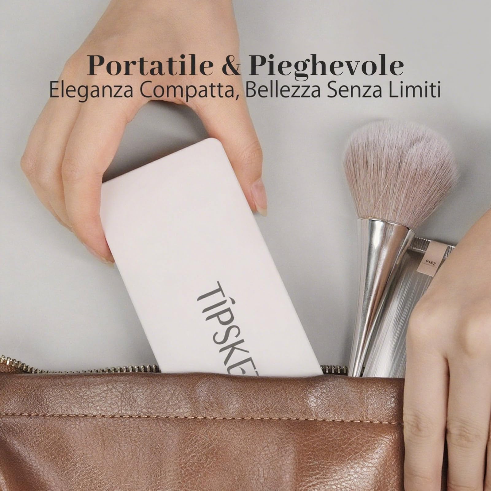 Lampada UV LED Unghie - 18W Alta Potenza, Asciugatura Rapida, Dual Timing, Connessione Type-C, Ideale per Manicure Professionale e Casalinga (bianco)